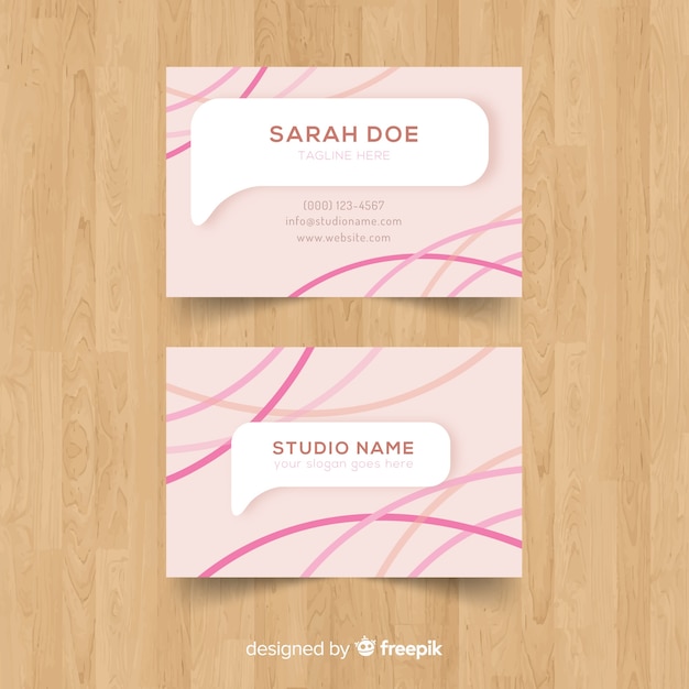 Business card template