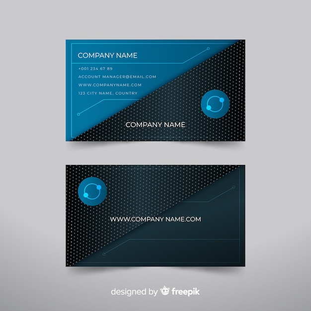 Business card template