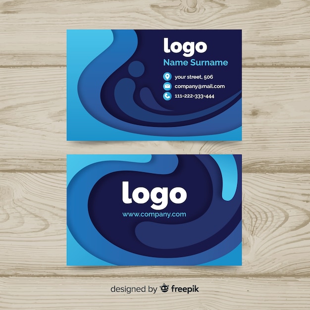 Business card template