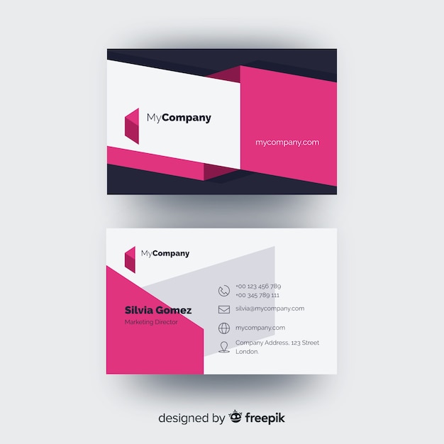 Business card template