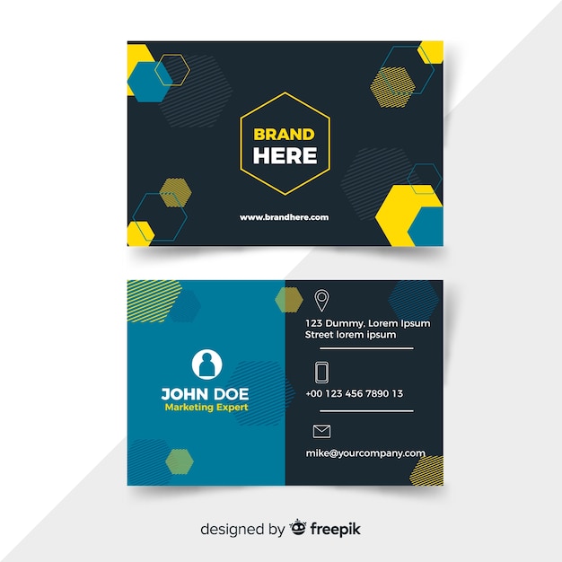 Business card template