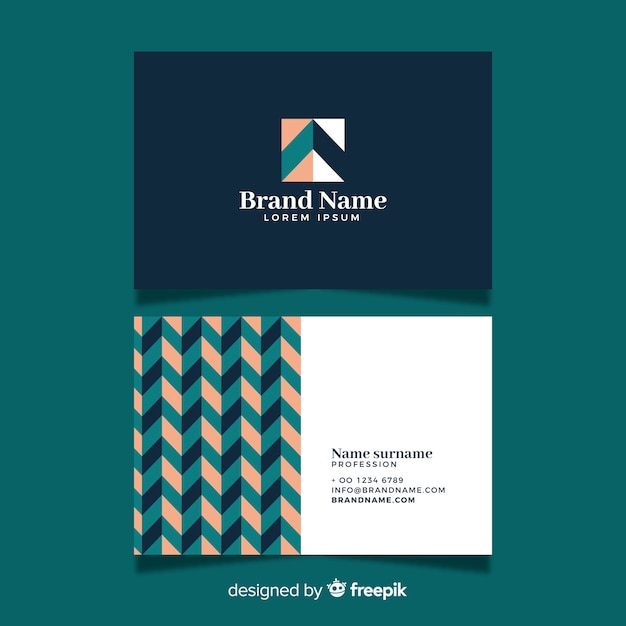 Free vector business card template