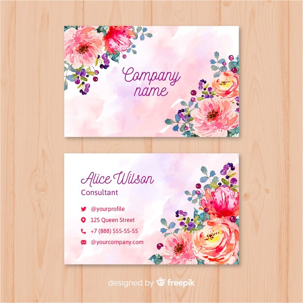 business card template