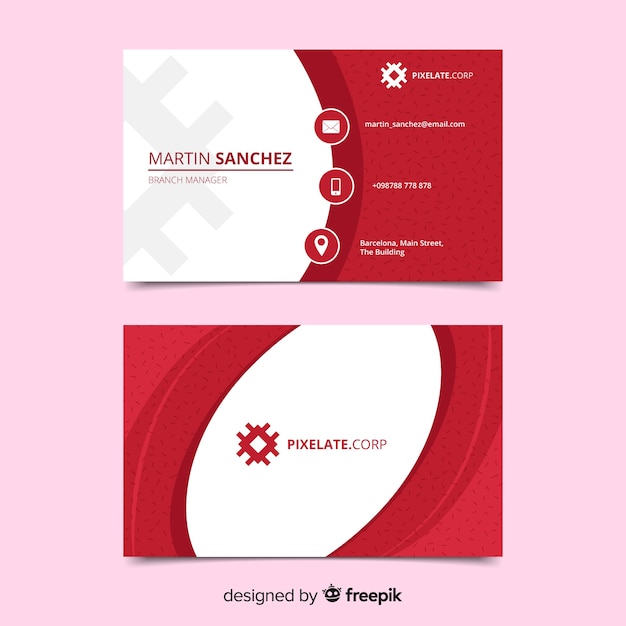 Business card template