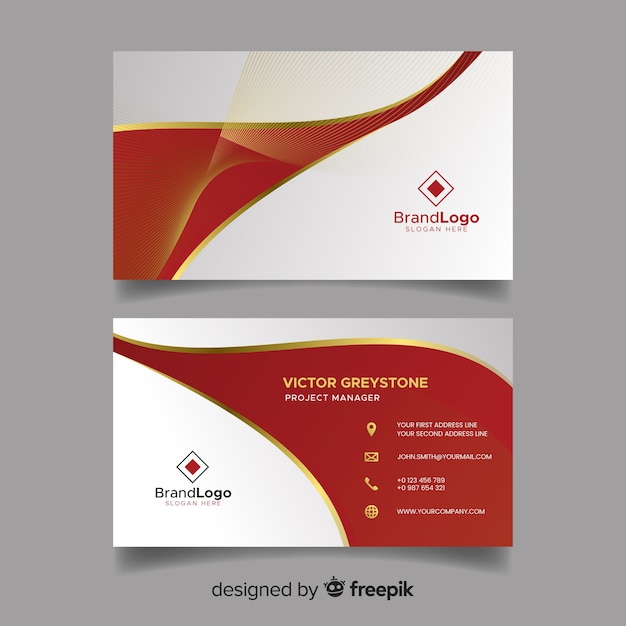 Business card template