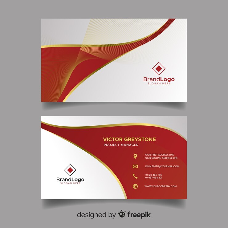 Free Vector business card template