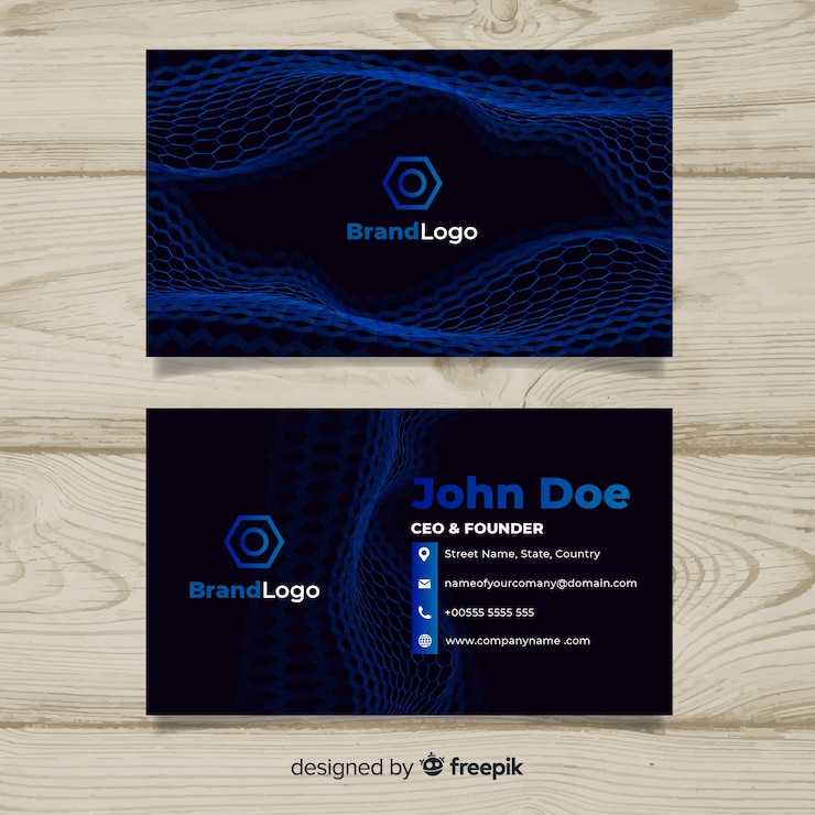 Free Vector business card template