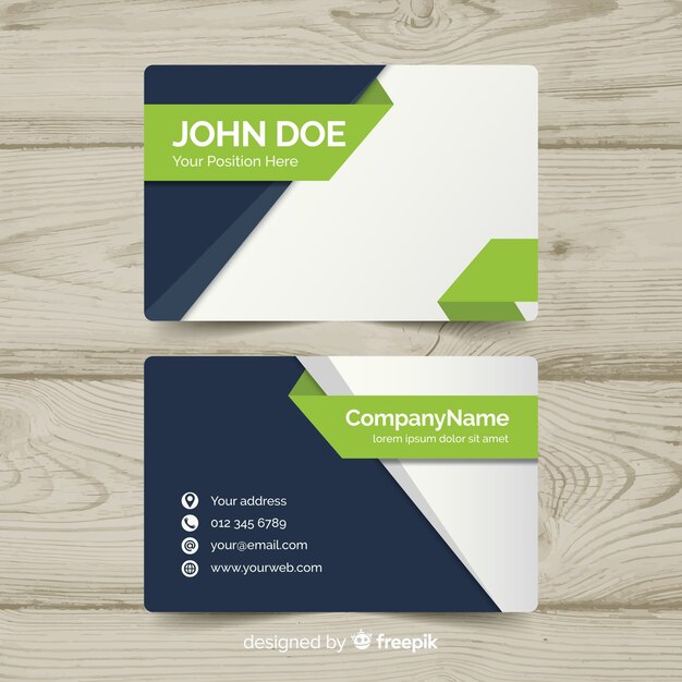 Business card template