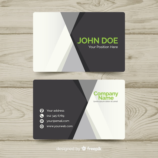 Business card template