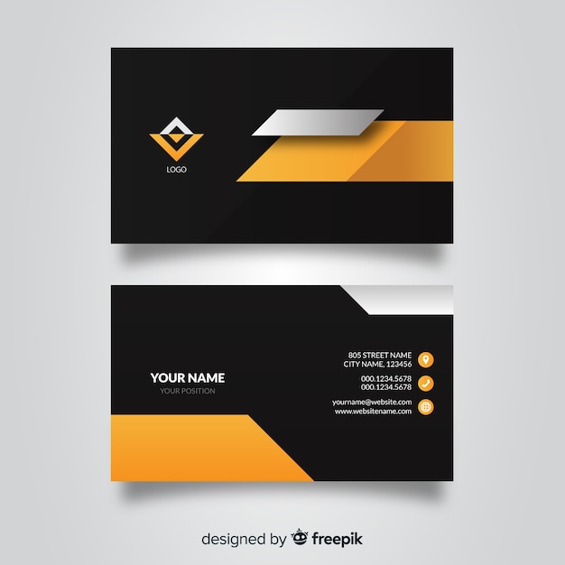 Business card template