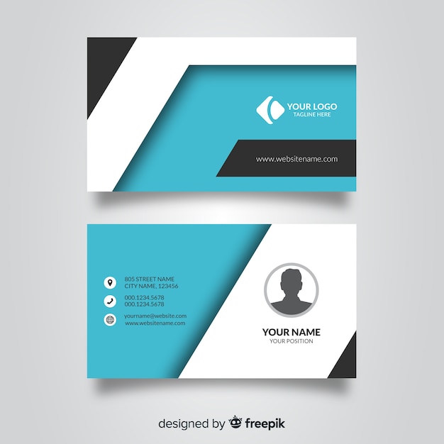 Free vector business card template