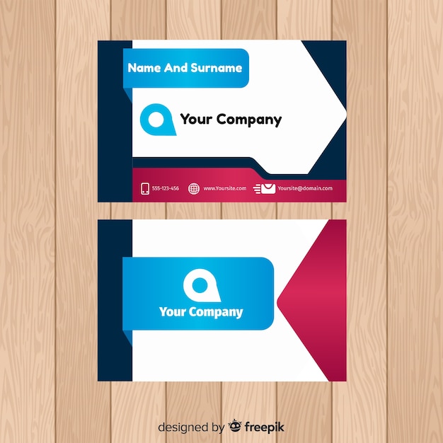 Business card template