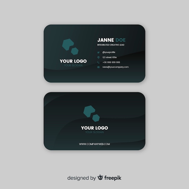 Business card template