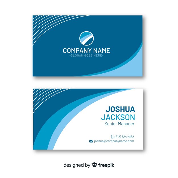 Business card template