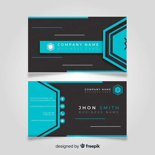 Business card template