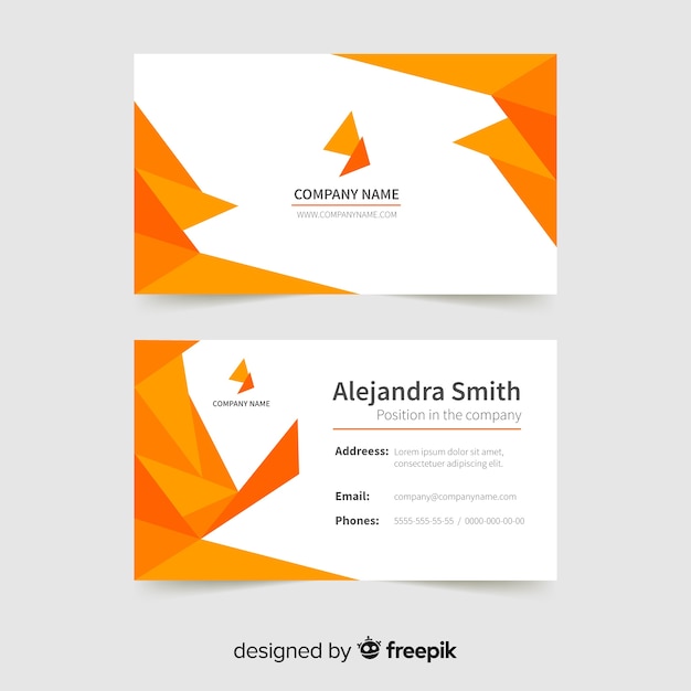 Business card template