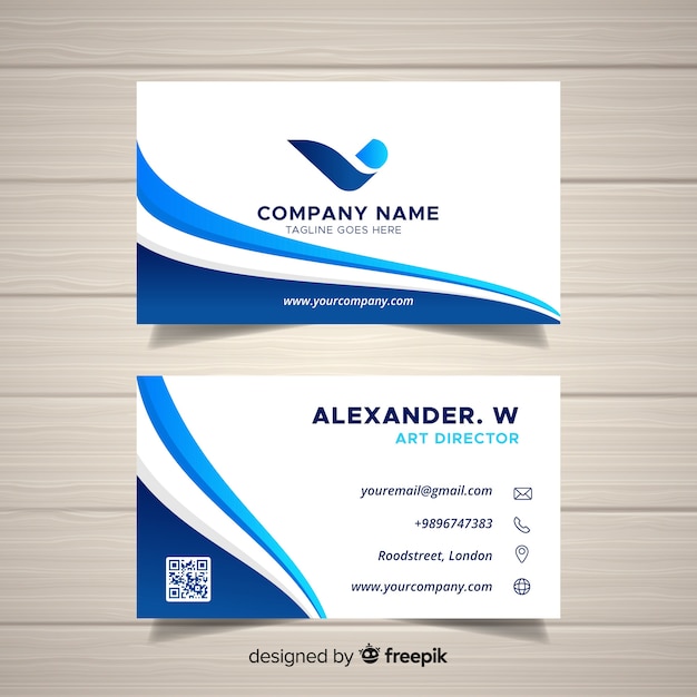 Business card template