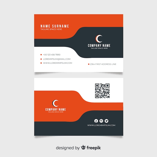 Business card template