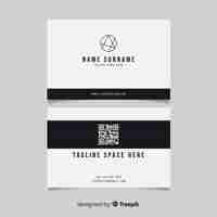 Free vector business card template