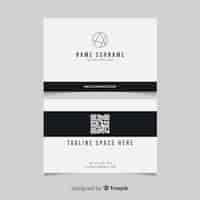 Free vector business card template