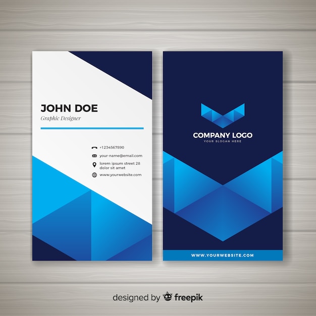 Business card template