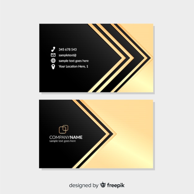 Business card template