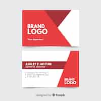 Free vector business card template