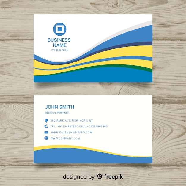 Business card template