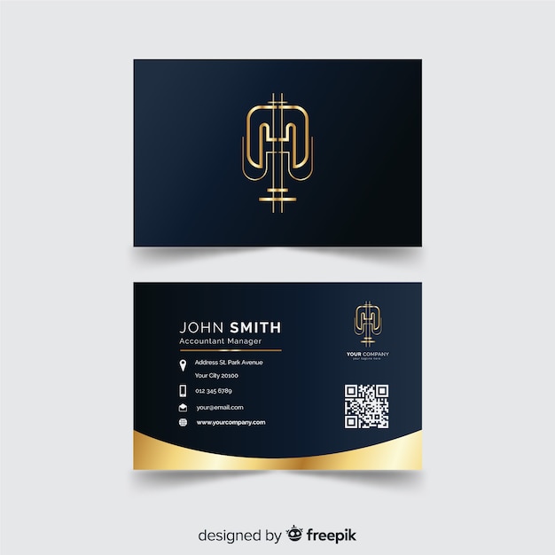 Business card template