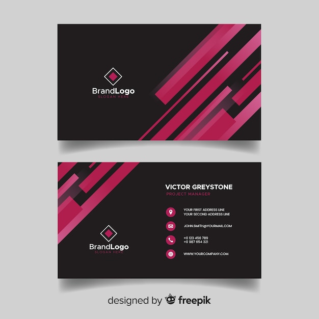 Business card template