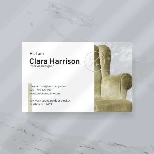 Business card template