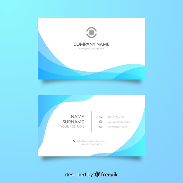 Business card template