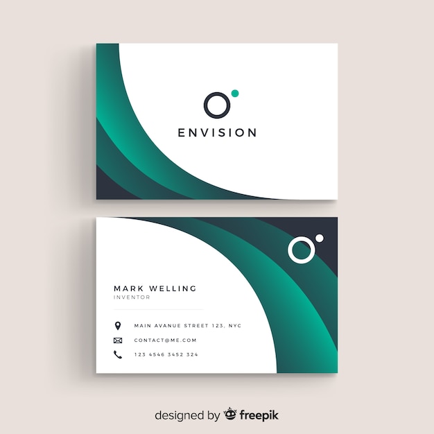 Business card template