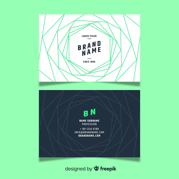 Free Vector business card template