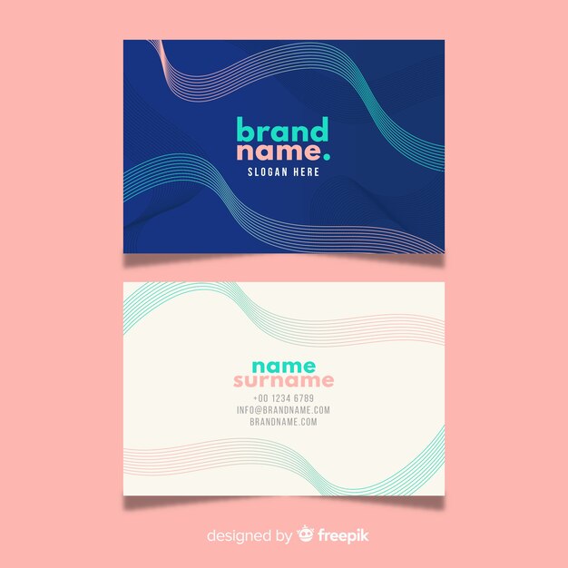 Business card template