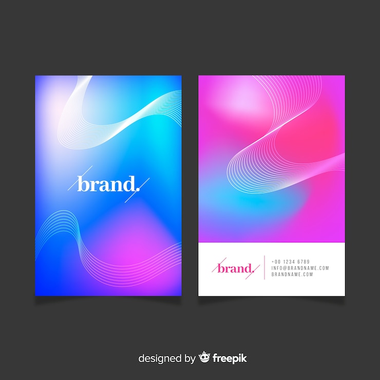 Free Vector business card template