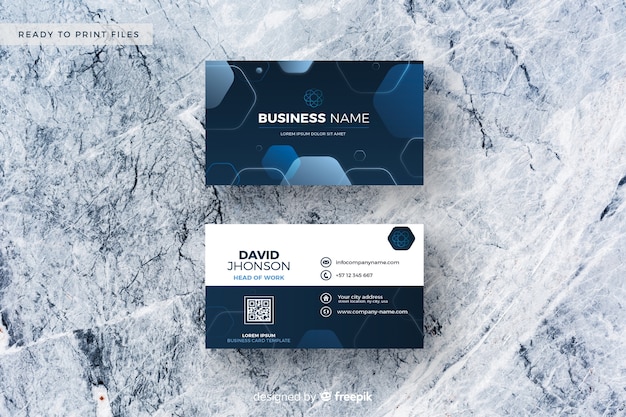 Business card template