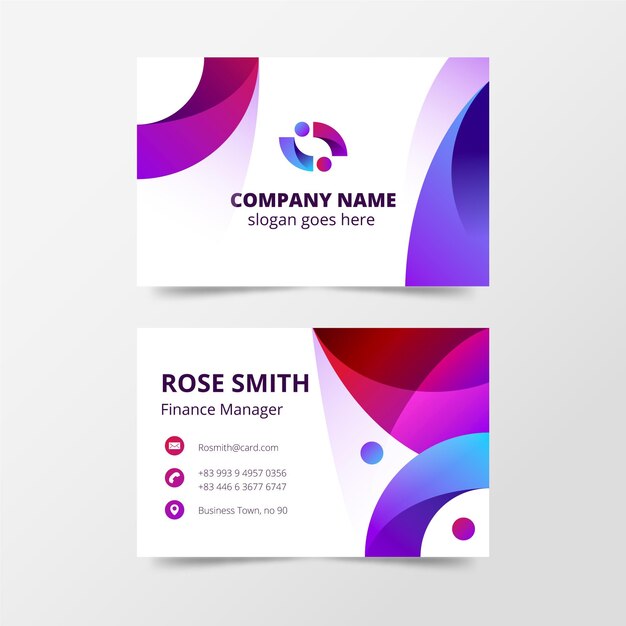 Business card template