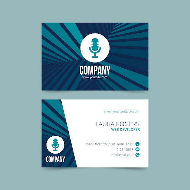 Business card theme