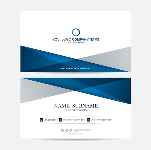 Business card vector background