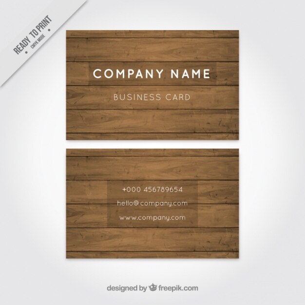 Download Free Business Card With White Letters And Wooden Background Free Vector Use our free logo maker to create a logo and build your brand. Put your logo on business cards, promotional products, or your website for brand visibility.