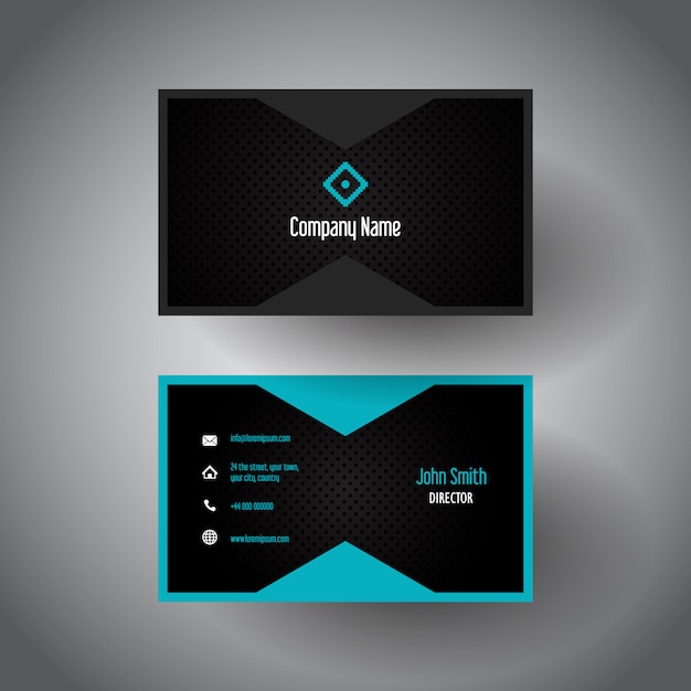 Free vector business card