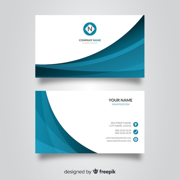 Free vector business card