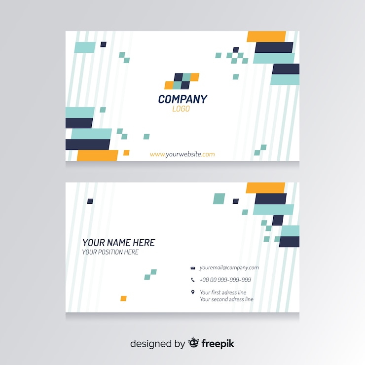 Free Vector business card