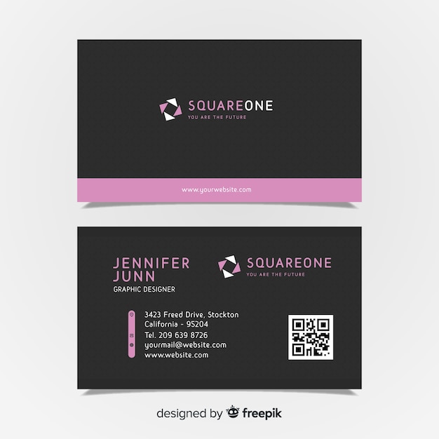 Free vector business card