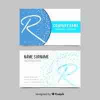 Free vector business card