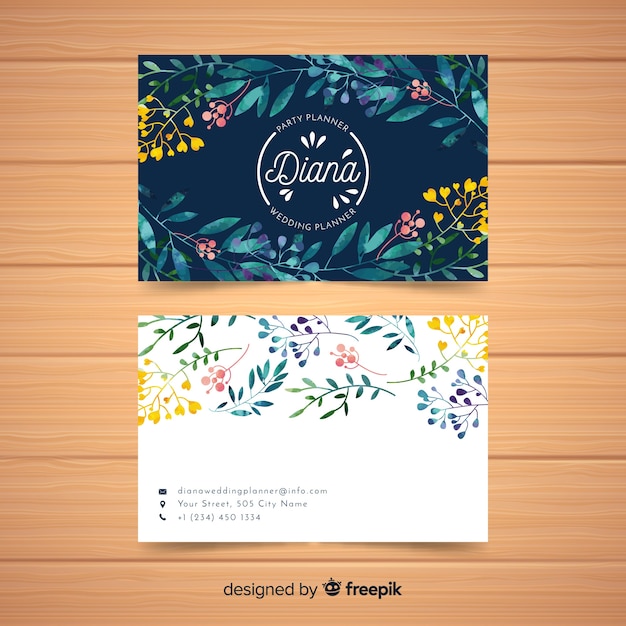 Free vector business card