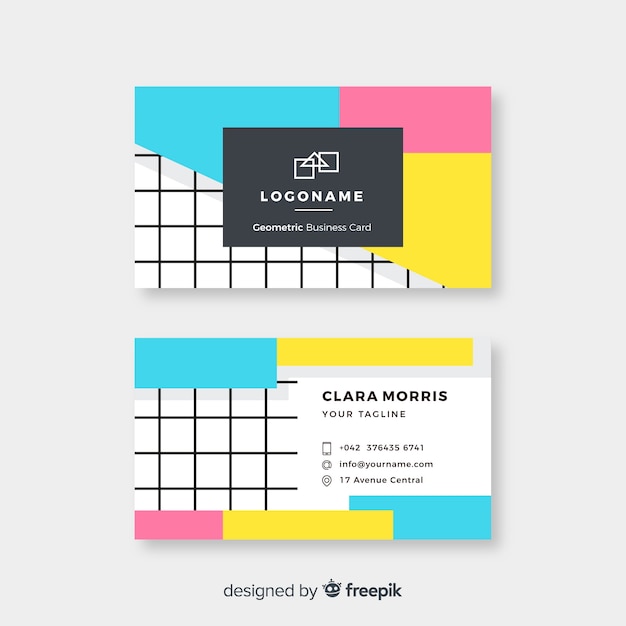 Free vector business card