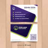 Free vector business card