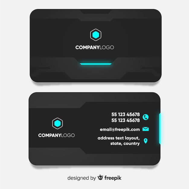 Free vector business card